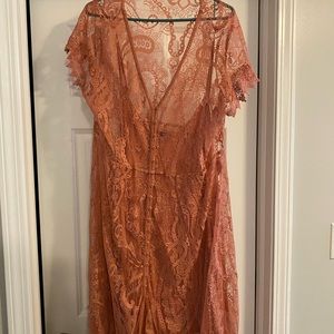 Torrid size 2 coral colored summer dress